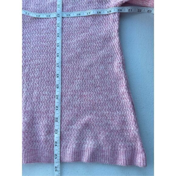 Premise Pink‎ Sweater Knit Pullover Bell Sleeve Cozy Casual Top Size M - Picture 4 of 4